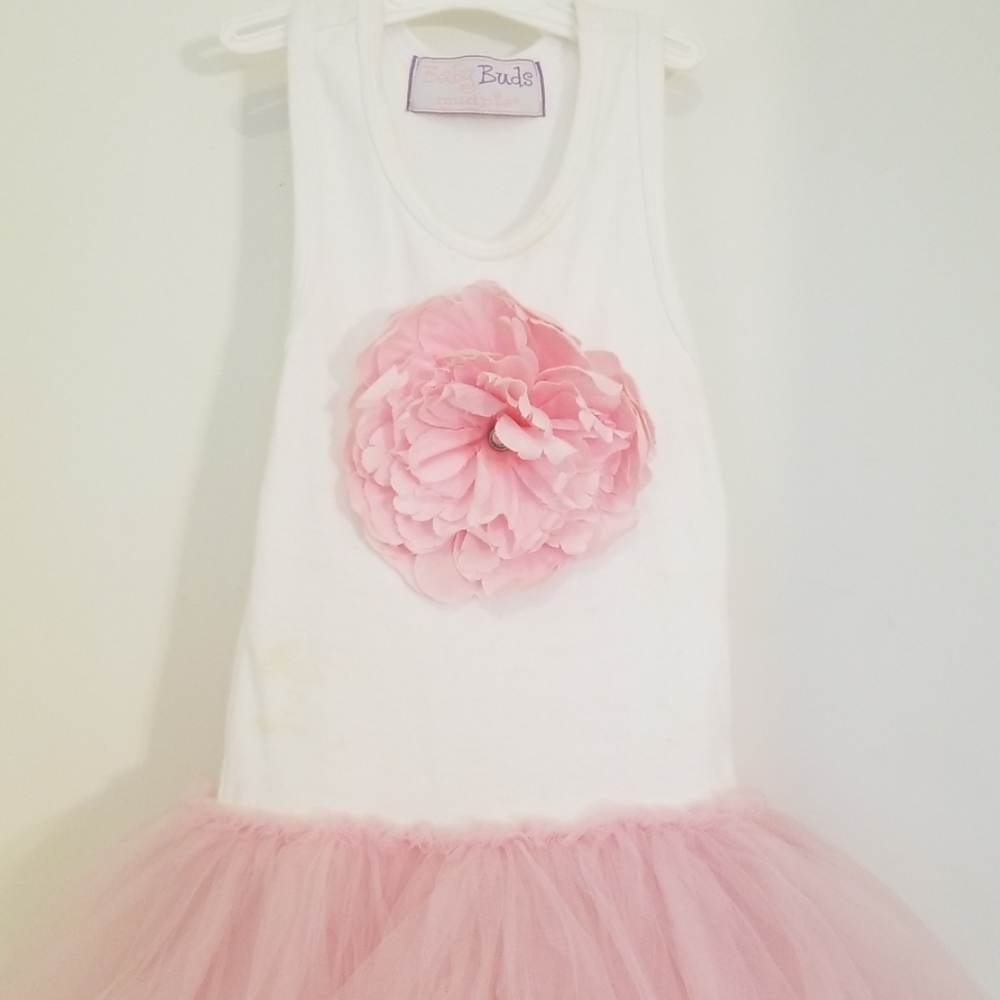 Mudpie pink tutu dress